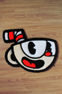 alfombra cuphead