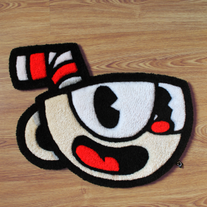 alfombra cuphead