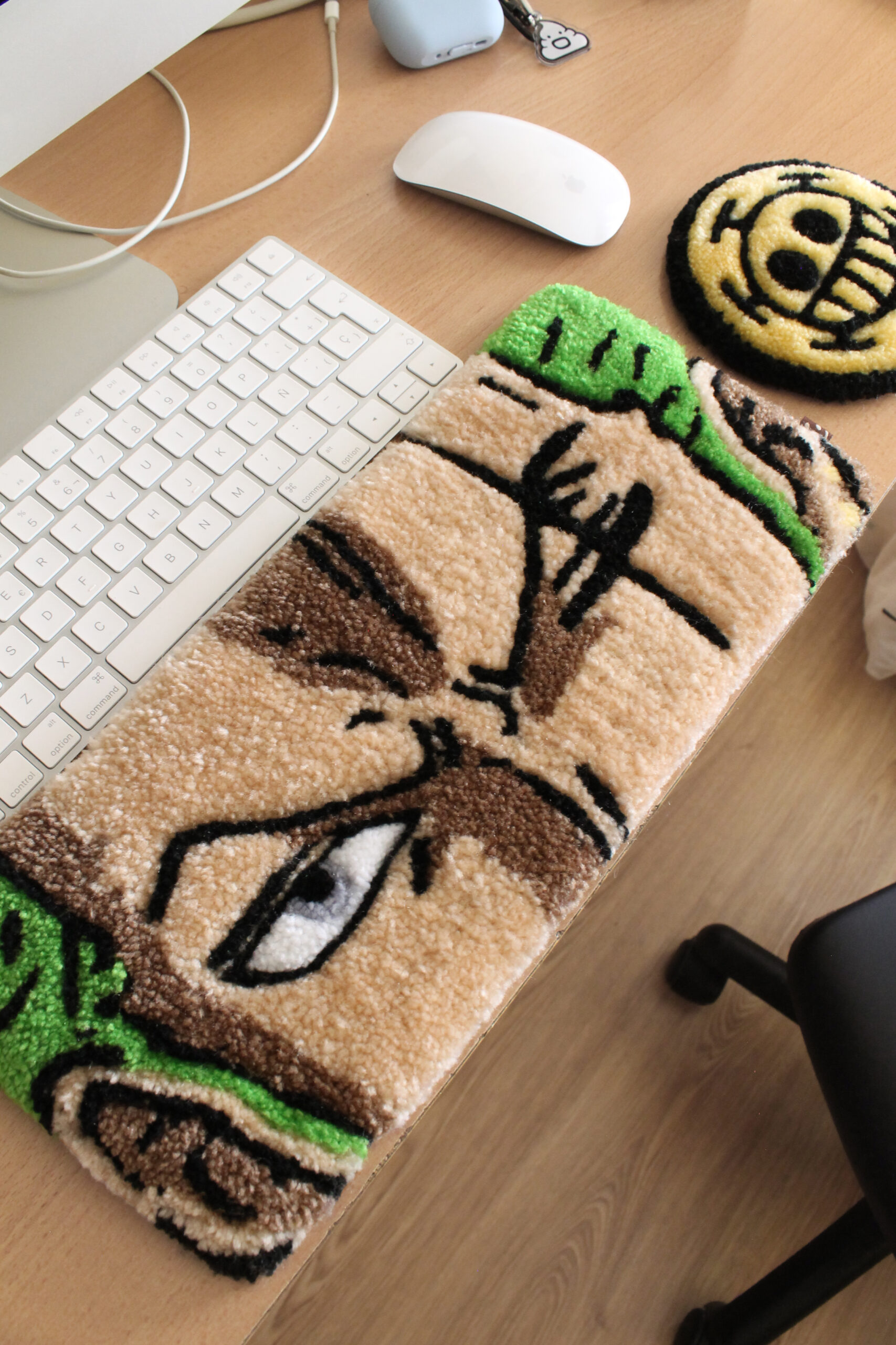 keyboard rug zoro one piece roronoa